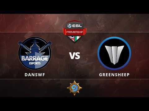 [Hearthstone] Danswf vs Greensheep Group Stage Round 4 ESL Premiership Autumn Season 2017