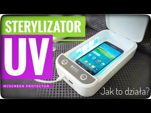 Sterylizator UV MyScreen - sterylizacja dezynfekcja odkażanie smartfona i innych przedmiotów