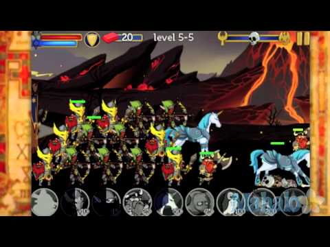 Legendary Wars for iPhone & iPad Walkthrough Level 5-5