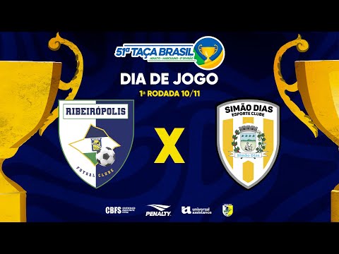 Taça Brasil Adulto Masc. 2ª Divisão | AECI Ribeirópolis x Simão Dias | 1ª Rodada | Ao Vivo