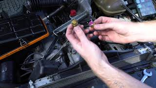 BMW Coolant Temp Sensor and Throttle Position Sensor Removal, Installation, Adjustment E28 E30 M30