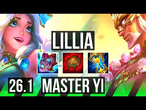 LILLIA vs MASTER YI (JGL) | Perfect KDA: 16/0/14 | EUW Diamond | 26.1