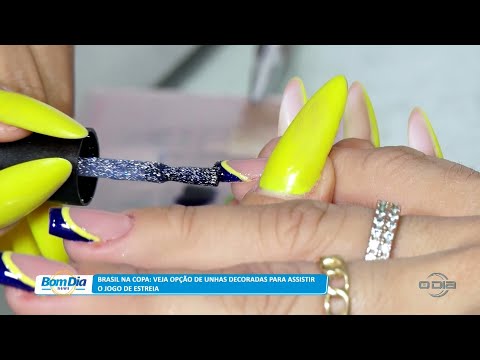 Brasil na Copa: Veja opção de unhas decoradas para assistir o jogo de estreia 24 11 2022