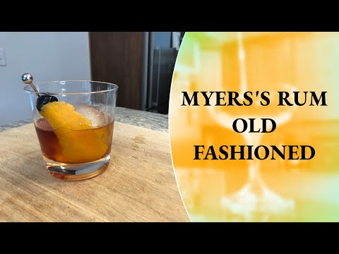 How to Make Myers's Rum Old Fashioned - Rum Cocktail - Cocktails at Home