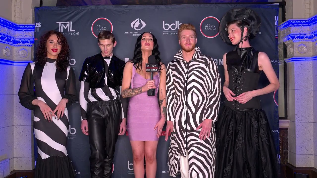 Ava Cherlyn interviews Idol Jose Models backstage at Artheartsfashion LAFW