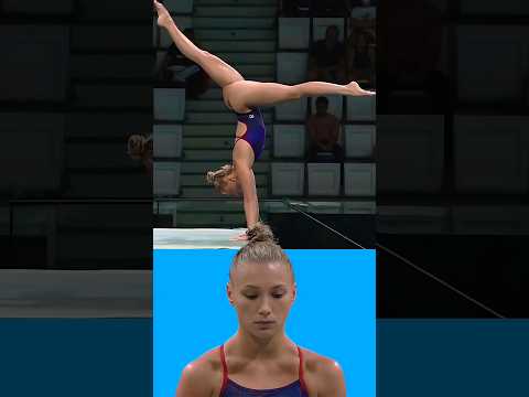 Women's Diving Amazing Hand-stand Diving 😱 Maycey Adrianne Vieta #sports #diving #ytshorts