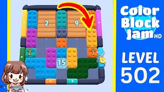 Solution du Niveau 502 de Color Block Jam
