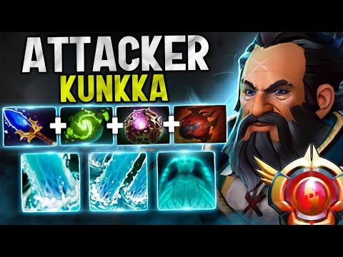 KUNKA - 0CD Skill - Attacker 100% Win Rate - Dota 2 Ep27