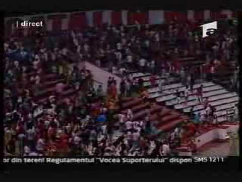 Incidente no jogo entre Dinamo Bucareste e Slovan Liberec