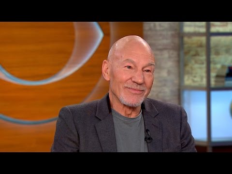 Actor Patrick Stewart on new role as TV journalist in "Blunt Talk"