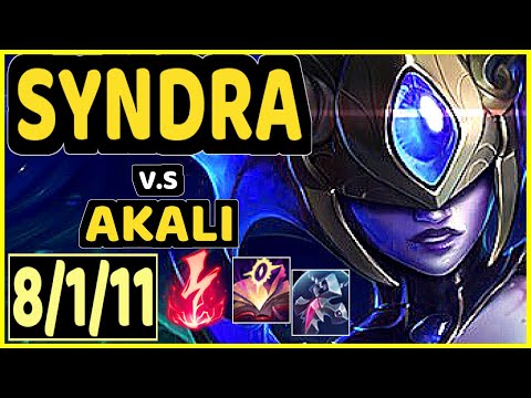 EIKA (SYNDRA) vs AKALI - 8/1/11 KDA MID CHALLENGER GAMEPLAY - EUW