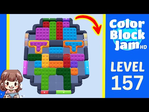 Color Block Jam Level 157 Solution Walkthrough