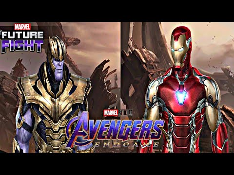 Avengers Endgame Iron-Man vs Thanos Final Boss Fight - MARVEL Future Fight Thanos Boss Fight