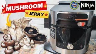 The Easiest Airfryer Healthy Dehydrated Mushroom Jerky Recipe Ever!