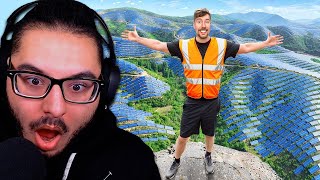 Beast Philanthropy - We Powered A Mountain | REACTION