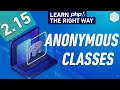 PHP Anonymous Classes - Full PHP 8 Tutorial