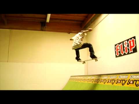 Luan Oliveira and Bob Burnquist Skateboarding the Flip mini ramp