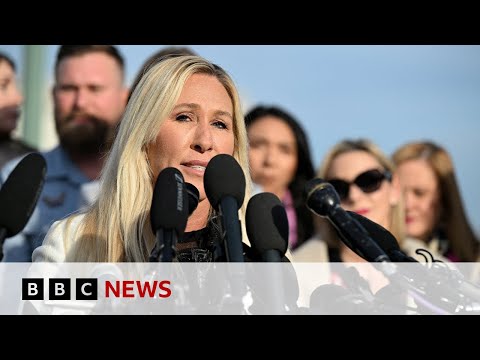 Video | US lawmaker Marjorie Taylor Greene to resign | BBC News