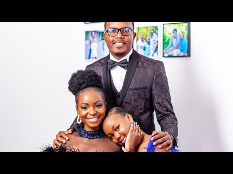 Abel Mutua and his beautiful family popped a bottle of champagne @ home😍♥️BEAUTIFUL FAM🔥