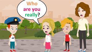 Who is the police officer Lucas? - Comedy Animation English Story - Lucas English
