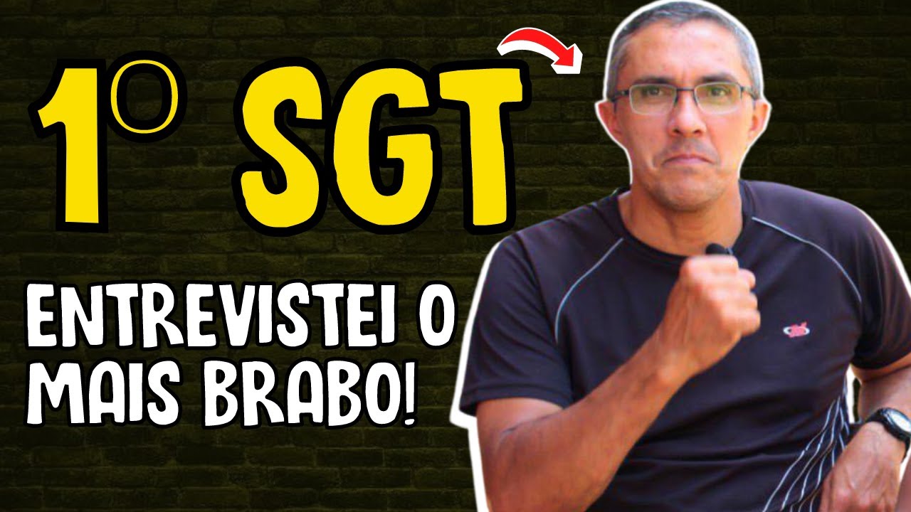 A VIDA DE UM 1º SGT | Conversei com o Sargento mais Brabo do meu Batalhão!