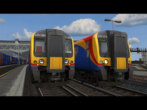 Train Simulator 2022: 1A39 13:53 London Waterloo - Alton: Class 450