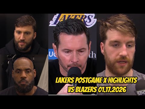 Lakers vs Blazers | Postgame Interviews x Highlights: January 17, 2026