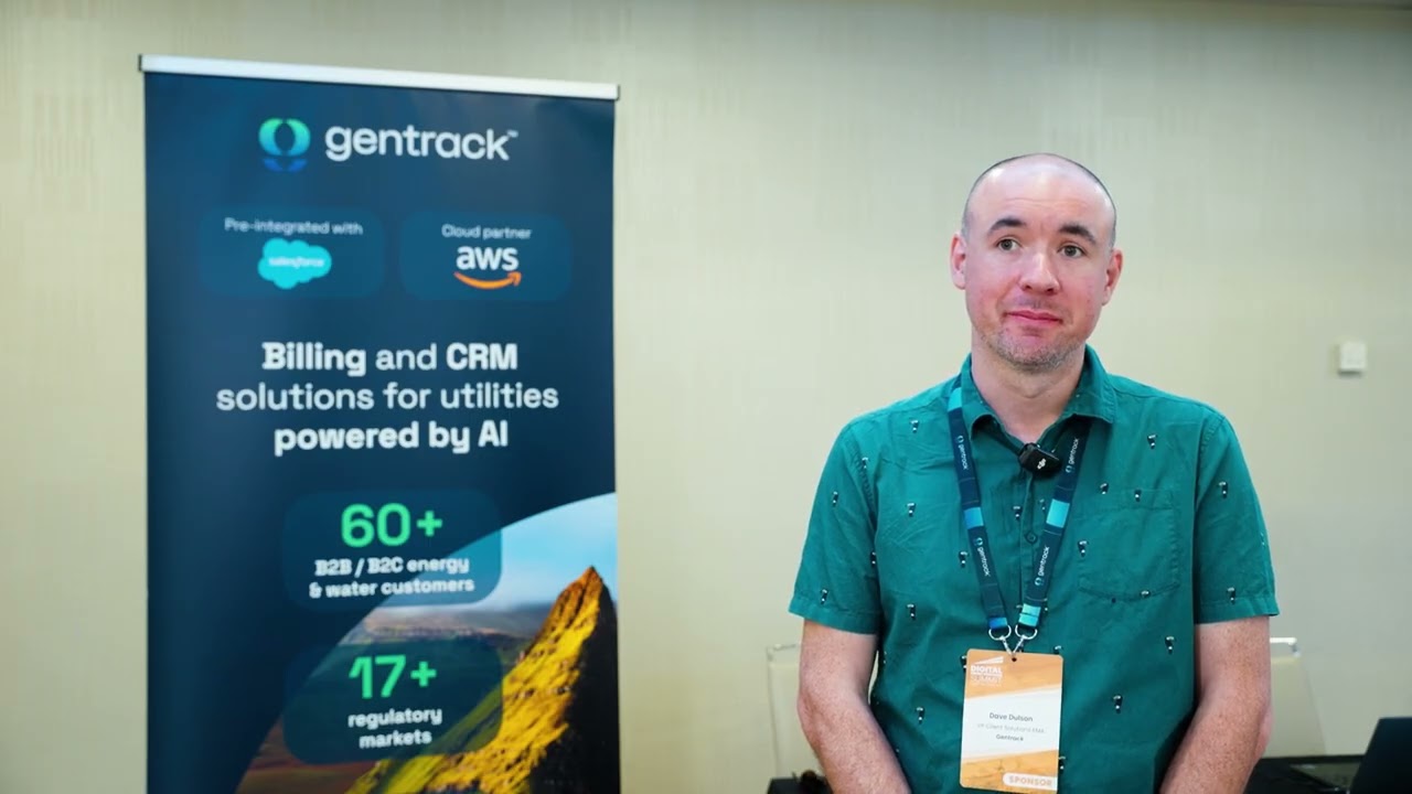 Digital Energy Strategies Summit Interview with Dave Dulson, VP Client Solutions, Gentrack