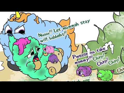 "Dairy Mares" (comic by Bad_Roomie, I_might_be_weasel, voiceover by gayroommate) fluffy pony abuse