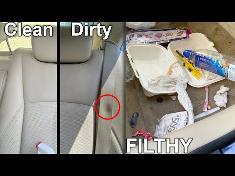 EXTREME interior CLEAN FILTHY CAR MAKEOVER