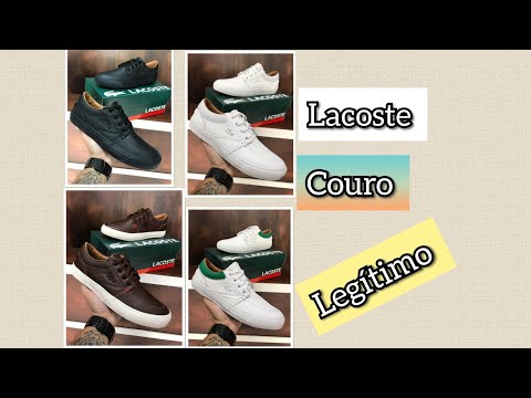 Sapatênis Lacoste couro legítimo envio Brasil pac Sedex WhatsApp 21.9696.71.811 /9791.86.315