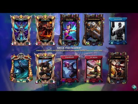 Paladins XBOX ONE - Aurora Furia Support Ranked Gameplay 24 On Fish Market Season 3