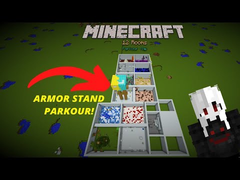 12 ODALI PARKUR HARİTASI ! MİNECRAFT AMA PARKOUR