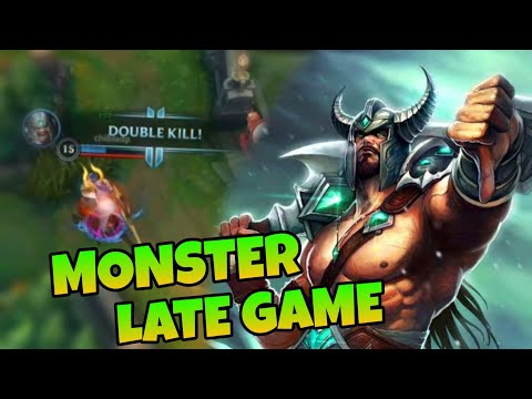 MONSTER LATE GAME TRYNDAMERE WILD RIFT EPIC COMEBACK WITH BEST BUILD