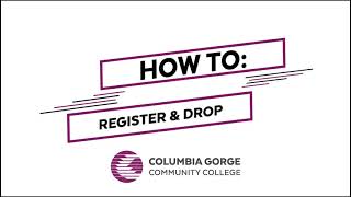 Tutorial: Student Registration and Dropping A Class