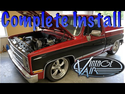 New Vintage Air install on a frame up square body build!