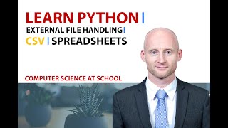 9.6 CSV File handling: User Input - Use Python to ask for a user input then write it to the CSV file
