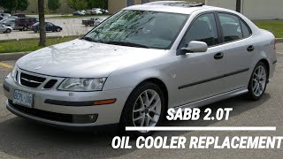 Saab 2.0 oil leak/ Oil cooler replacement