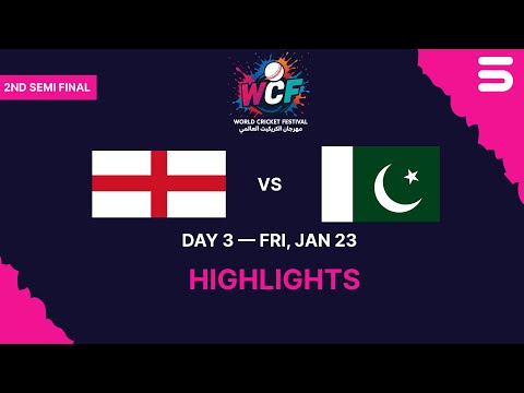 2nd Semi Final Highlights | PAK Vs ENG | WCF - Double Wicket World Cup 2026 | Day 3 | M9D1H