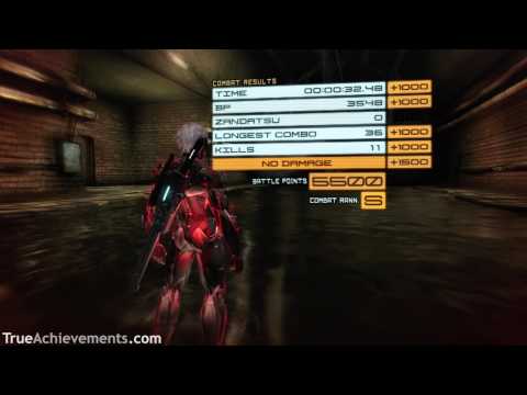 Metal Gear Rising: Revengeance - R02 All Ranked Fights, S Rank, No Damage (Revengeance)