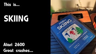 This is Skiing for the Atari 2600