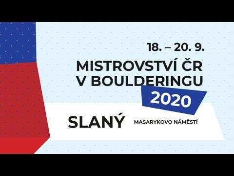 MISTROVSTVÍ ČR V BOULDERINGU 2020 - semifinále muži, finále chlapci A a junioři (4 cesty OS)