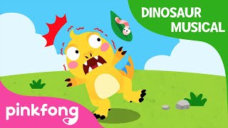 Scared Baby T-Rex | Dinosaur Musical | Dinosaur Story | Pinkfong Songs for Children