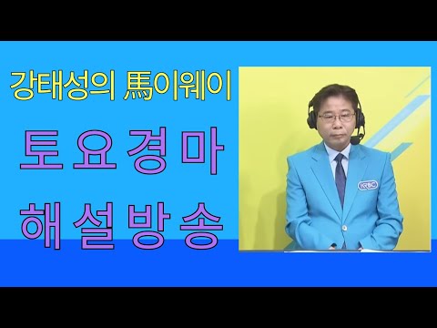 강태성의 11/8 토요 경마-해설방송-