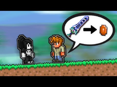 TERRARIA MAS OS NPC's VENDE ITENS ALEATÓRIOS