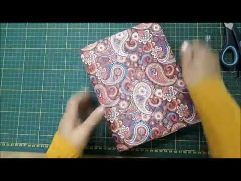 Capa de Agenda PVC (só 2 costuras!!)