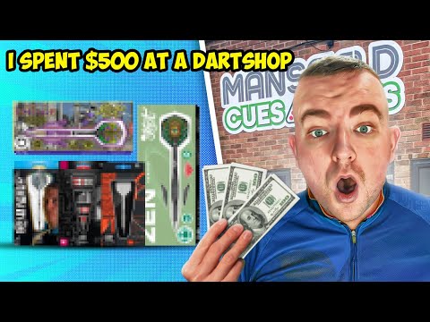 I SPENT £500 ON 7 NEW SETS OF DARTS AT A DART SHOP! AND TESTED THEM