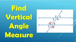 Vertical Angles Trick | Find Missing Measure in Seconds!