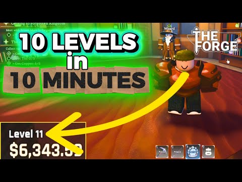 FASTEST Way to Level UP to 10 in The Forge in 10 Minutes (2025 Beginner Guide) + NEW CODE!!!