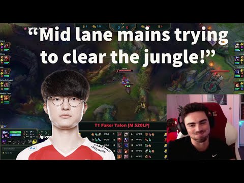Midbeast Can't Help But Laugh At FAKER's Jungle!!